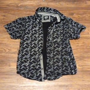 Sunrise kingdom Boys large 14 skater button up shirt
